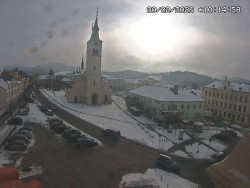 Náměstí, koste sv. Markéty