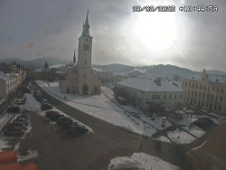 Náměstí, koste sv. Markéty