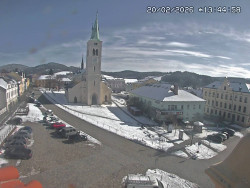 Náměstí, koste sv. Markéty