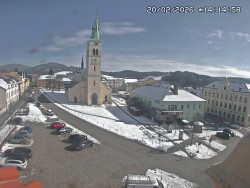 Náměstí, koste sv. Markéty