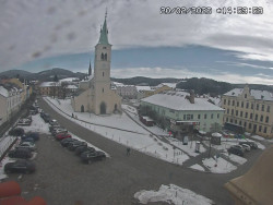 Náměstí, koste sv. Markéty