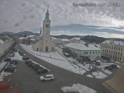 Náměstí, koste sv. Markéty