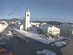 Náměstí, koste sv. Markéty