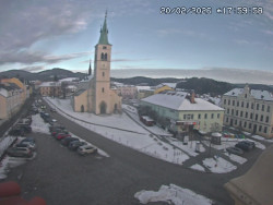 Náměstí, koste sv. Markéty