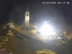 Náměstí, koste sv. Markéty