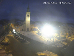 Náměstí, koste sv. Markéty