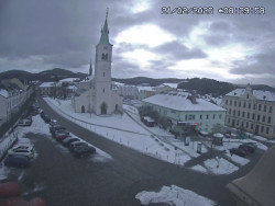 Náměstí, koste sv. Markéty