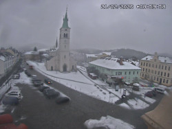 Náměstí, koste sv. Markéty