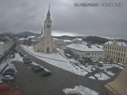 Náměstí, koste sv. Markéty