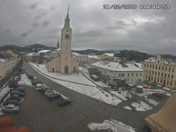 Náměstí, koste sv. Markéty