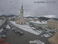 Náměstí, koste sv. Markéty