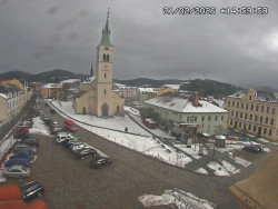 Náměstí, koste sv. Markéty