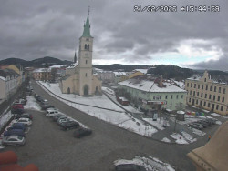 Náměstí, koste sv. Markéty