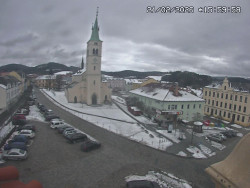 Náměstí, koste sv. Markéty