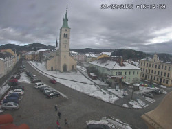 Náměstí, koste sv. Markéty