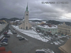 Náměstí, koste sv. Markéty