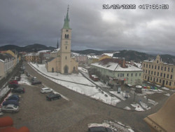 Náměstí, koste sv. Markéty