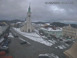 Náměstí, koste sv. Markéty