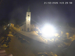 Náměstí, koste sv. Markéty