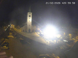 Náměstí, koste sv. Markéty