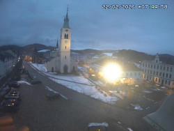 Náměstí, koste sv. Markéty