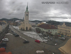 Náměstí, koste sv. Markéty