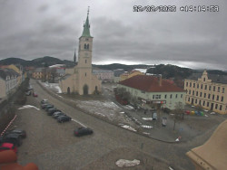 Náměstí, koste sv. Markéty