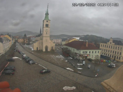 Náměstí, koste sv. Markéty