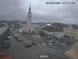 Náměstí, koste sv. Markéty