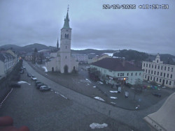 Náměstí, koste sv. Markéty