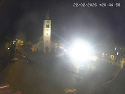 Náměstí, koste sv. Markéty