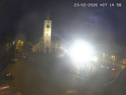 Náměstí, koste sv. Markéty