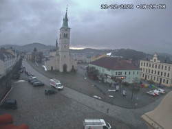 Náměstí, koste sv. Markéty