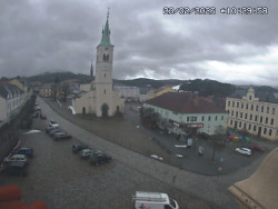 Náměstí, koste sv. Markéty