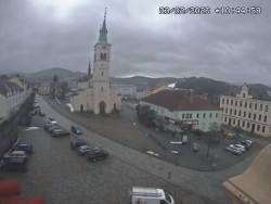 Náměstí, koste sv. Markéty