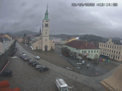 Náměstí, koste sv. Markéty