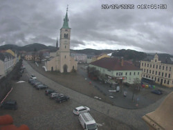 Náměstí, koste sv. Markéty