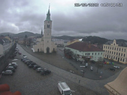 Náměstí, koste sv. Markéty