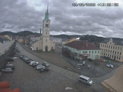 Náměstí, koste sv. Markéty