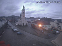 Náměstí, koste sv. Markéty