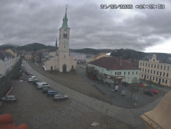 Náměstí, koste sv. Markéty