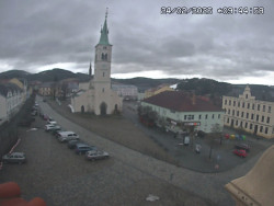 Náměstí, koste sv. Markéty