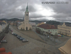 Náměstí, koste sv. Markéty