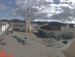 Náměstí, koste sv. Markéty