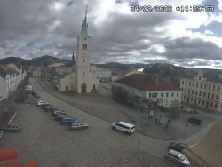 Náměstí, koste sv. Markéty