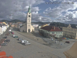 Náměstí, koste sv. Markéty