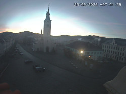 Náměstí, koste sv. Markéty