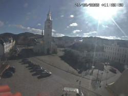 Náměstí, koste sv. Markéty