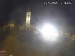 Náměstí, koste sv. Markéty