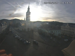 Náměstí, koste sv. Markéty